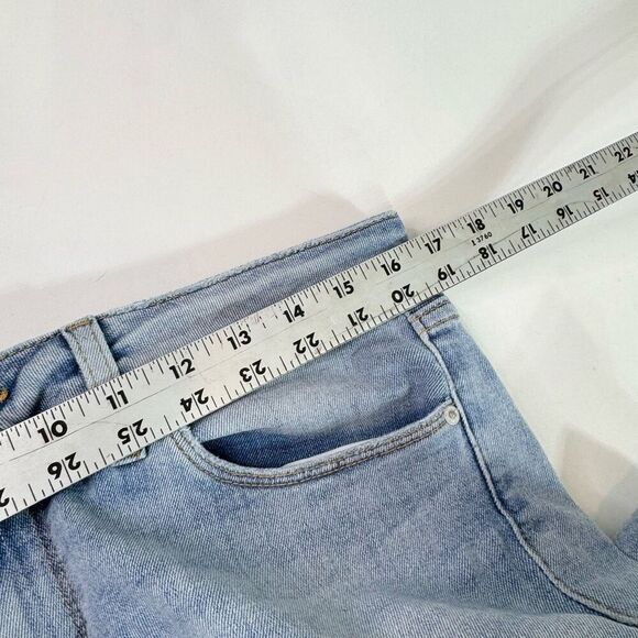 Hudson Jeans Womens 29 Krista Super Skinny Distressed Light Wash - Picture 3 of 10